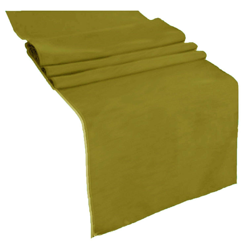 Table Runner ( Avocado ) Polyester 12x72 Inches Great Quality Tablecloth for all Occasions