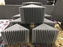 8 Pack Acoustic Foam Bass Trap Recording Studios Corner Wall 12" X 12" X 12" Bass Trap