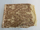 Big Damask Sequins Fabric - Champagne - 4 Way Stretch Damask Sequins Design Fabric By Yard