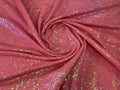 Mini Glitz Iridescent Sequins - Shiny Sequins Embroidered on Mesh Fabric - Pick Color - 30 Yard Roll
