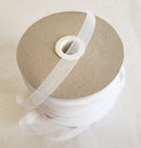 50 yards 1/2 Inche wide White Crinoline Horsehair Bridal-Prom-Wedding- Bridal Trim-night gown trim