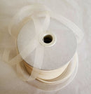 50 yards 1/2 Inche wide IVORY Crinoline Horsehair Bridal-Prom-Wedding- Bridal Trim-night gown trim