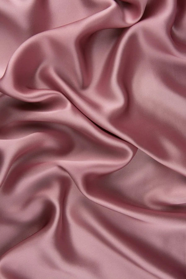 Stretch 60" Charmeuse Satin Fabric - DUSTY PINK - Super Soft Silky Satin Sold By The Yard