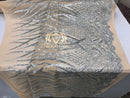 4 Way Stretch - Silver - Vines Design Sequins Fabric Embroidered On Nude Mesh Sold By The Yard