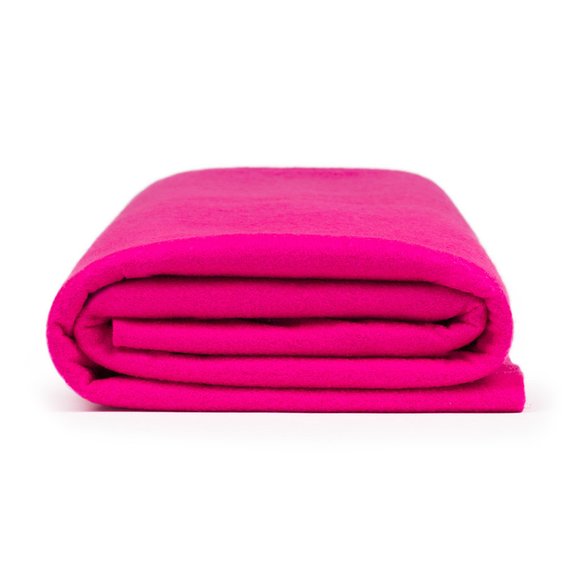 Flic Flac - 72" Wide Acrylic Felt Fabric -Fuschia -  Sheet For Projects Sold By The Yard