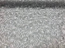 Guipure Lace Fabric - Grey - Embroidered Floral Bridal Lace Guipure Wedding Dress By The Yard