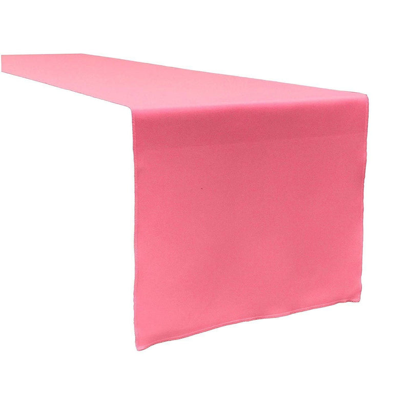 Table Runner ( Hot Pink ) Polyester 12x72 Inches Great Quality Tablecloth for all Occasions