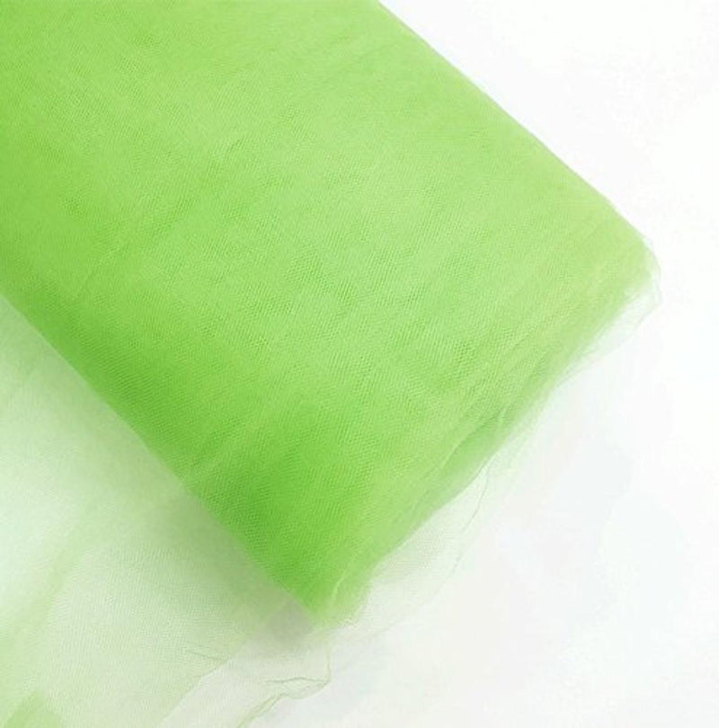 Tulle Bolt Fabric - Apple Green - 54" - 40 Yard 100% Polyester Fabric Tulle Fabric Bolt Roll