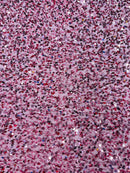 Velvet Stretch Sequins - Dusty Rose - Sequins 2 Way Stretch Velvet Fabric 58/60”
