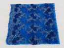 Flower Lace Fabric - Royal Blue - Embroidered Roses With Sequins on a Mesh Lace Fabric By Yard