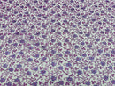 Metallic Floral Lace Fabric - Lilac - Embroidered  Flower Design on Lace Mesh Fabric By Yard