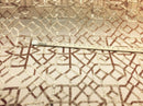 4 Way Stretch Geometric Sequins Gold Mesh Lace Fabric Dress Fashion Sold By The Yard