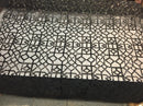 4 Way Stretch Geometric Sequins Black Mesh Lace Fabric Dress Fashion Sold By The Yard
