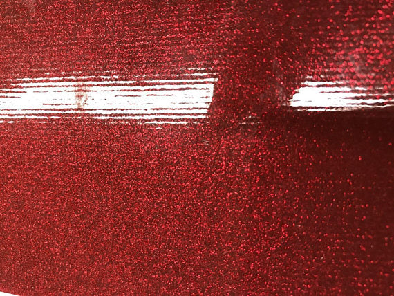 Vinyl Fabric - Burgundy Shiny Sparkle Glitter Leather PVC - Upholstery By The Yard