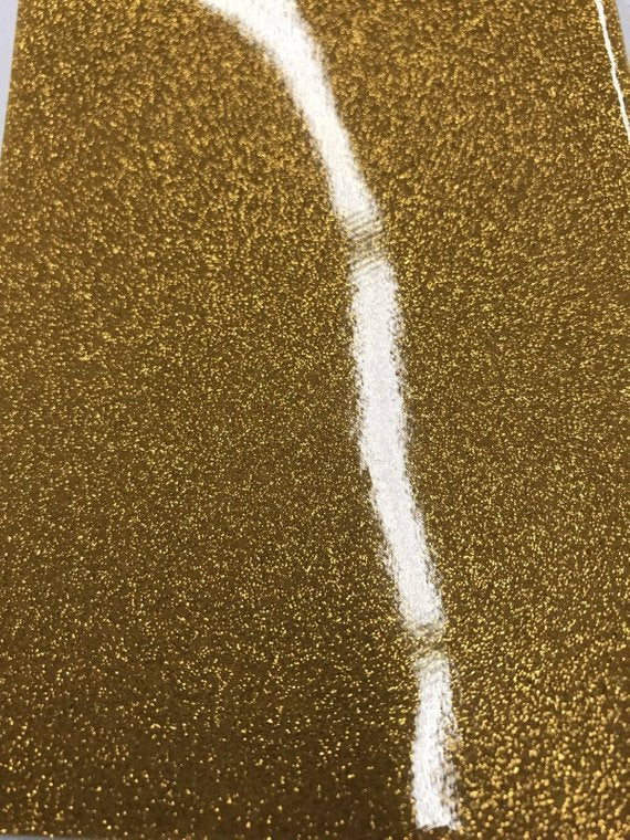 Vinyl Fabric - Gold Shiny Sparkle Glitter Leather PVC - Upholstery By The Yard