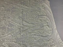 Big Damask Sequins Fabric - Ivory  - 4 Way Stretch Damask Sequins Design Fabric By Yard
