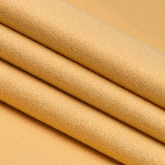 Flic Flac - 72" Wide Acrylic Felt Fabric - Butter -  Sheet For Projects Sold By The Yard