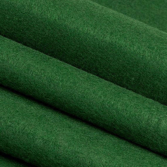 Flic Flac - 72 Wide Acrylic Felt Fabric - Kelly Green - Sheet For Pro