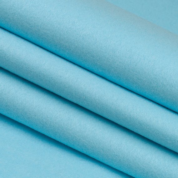 Flic Flac - 72" Wide Acrylic Felt Fabric - Light Blue -  Sheet For Projects Sold By The Yard