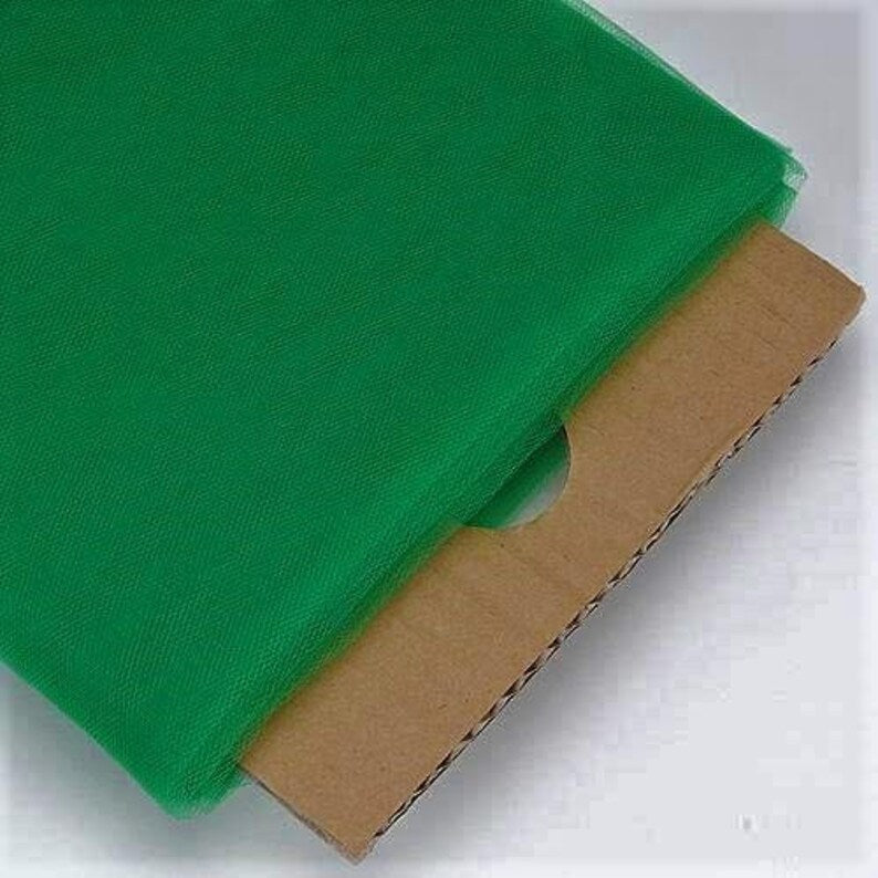 Tulle Bolt Fabric - Emerald Green - 54" - 40 Yard 100% Polyester Fabric Tulle Fabric Bolt Roll