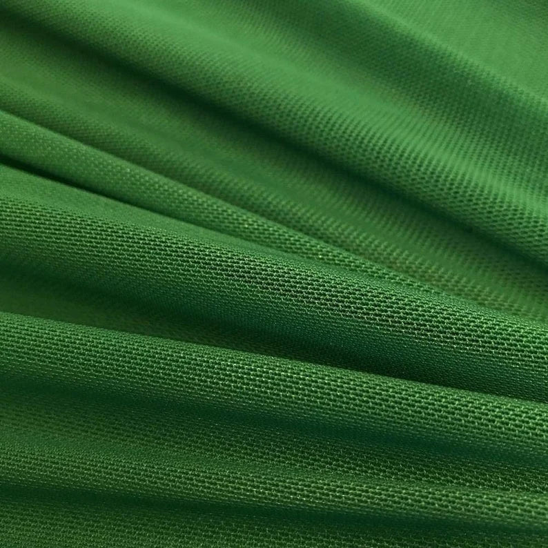 Power Mesh Fabric - Kelly Green - Nylon Lycra Spandex 4 Way Stretch Fabric  58"/60" By Yard