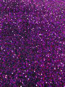 Velvet Stretch Sequins - Purple on Plum Velvet - Sequins 2 Way Stretch Velvet Fabric 58/60”