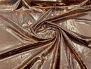 Snake Stretch Velvet - Brown - 58/60" Stretch Velvet Fabric with Snake Print By Yard