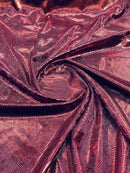 Snake Stretch Velvet - Burgundy - 58/60" Stretch Velvet Fabric with Snake Print By Yard