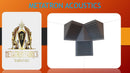 6 Pack Acoustic Foam Bass Trap 12"X 12"X 12"Studio Soundproofing Corner 2 Block 12"X 12"X 12"