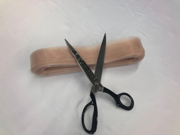 50 Yards 2 Inches BLUSH Crinoline Horsehair Braid Trim-wedding-Prom-decorations.