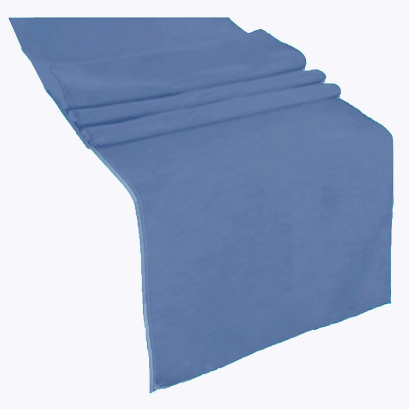 Table Runner ( Steel Blue ) Polyester 12x72 Inches Great Quality Tablecloth for all Occasions