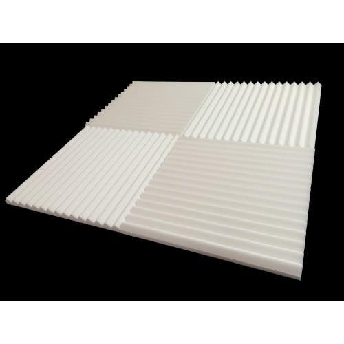 Acoustic 1"X 12"X 12" WHITE Sound Damping Sound Proofing/Blocking (24 Pack)