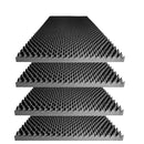 2.5" x 24" x 48" - (4 Pack) Acoustic Foam Egg Crate Panel Studio Foam Wall Panel