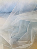 Mesh Fabric By The Yard - Baby Blue - 2 Way Stretch Apparel Fabric  58"/60"