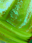 Iridescent Yellow/Mate Yellow Flip Up Sequins Reversible - Mermaid Sequins Spandex Fabric By Yard