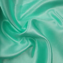 Stretch 60" Charmeuse Satin Fabric - JADE - Super Soft Silky Satin Sold By The Yard