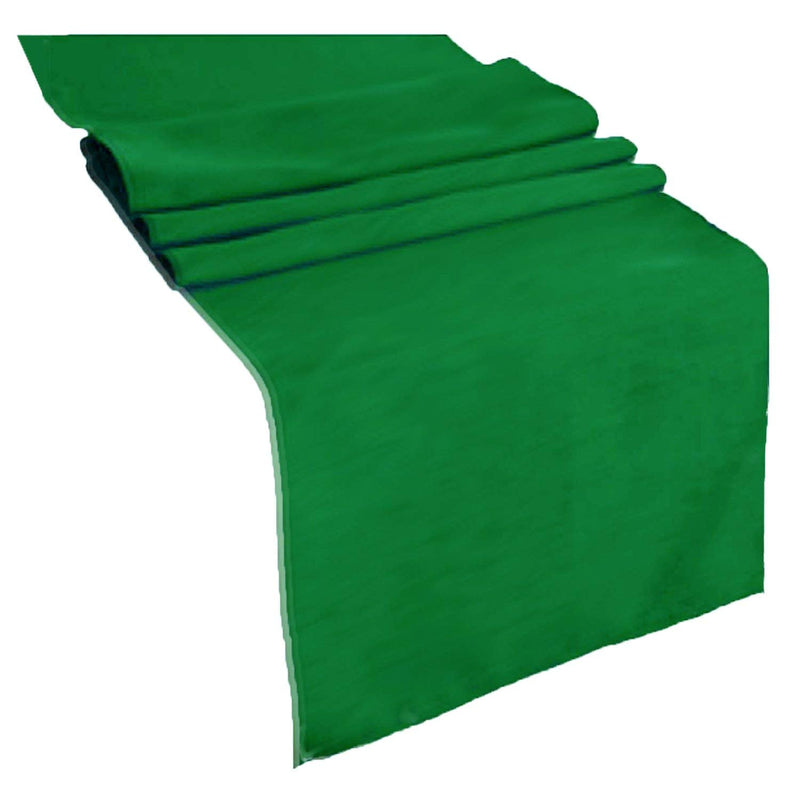 Table Runner ( Kelly Green ) Polyester 12x72 Inches Great Quality Tablecloth for all Occasions