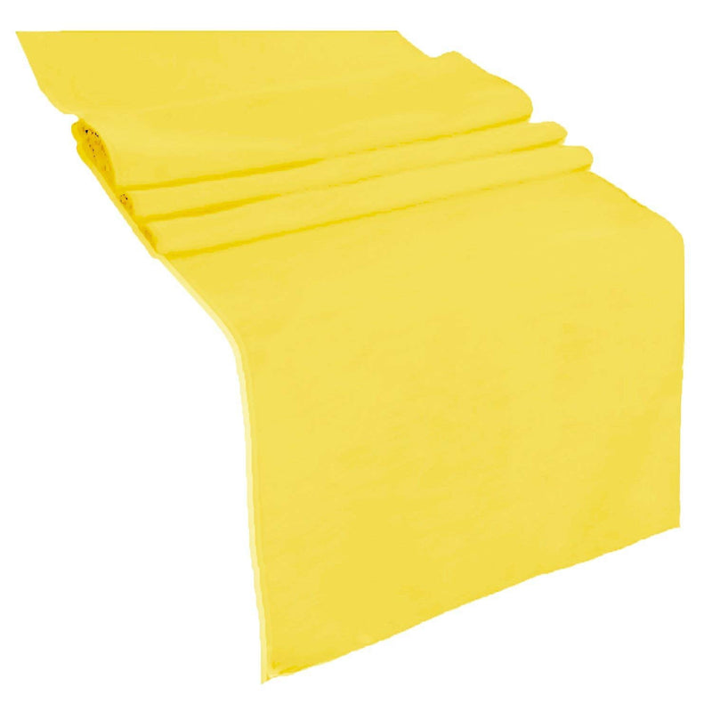 Table Runner ( Lemon ) Polyester 12x72 Inches Great Quality Tablecloth for all Occasions