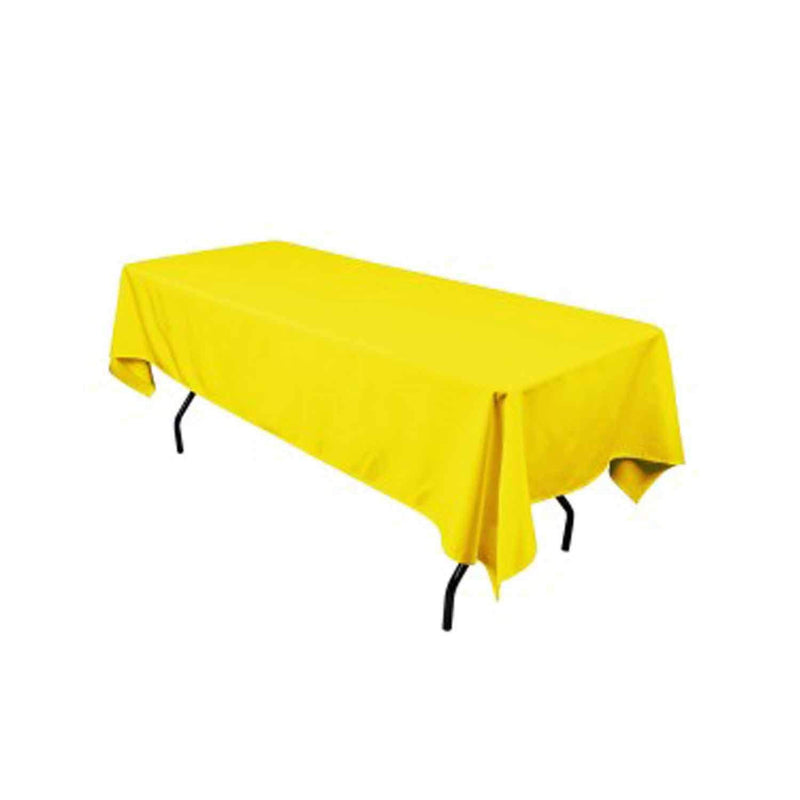 Lemon 60" Rectangular Tablecloth Polyester Rectangular Cloth Table Covers for All Events