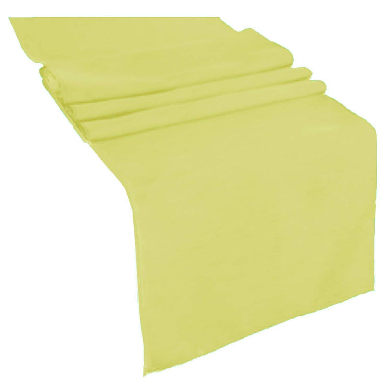 Table Runner ( Lime ) Polyester 12x72 Inches Great Quality Tablecloth for all Occasions