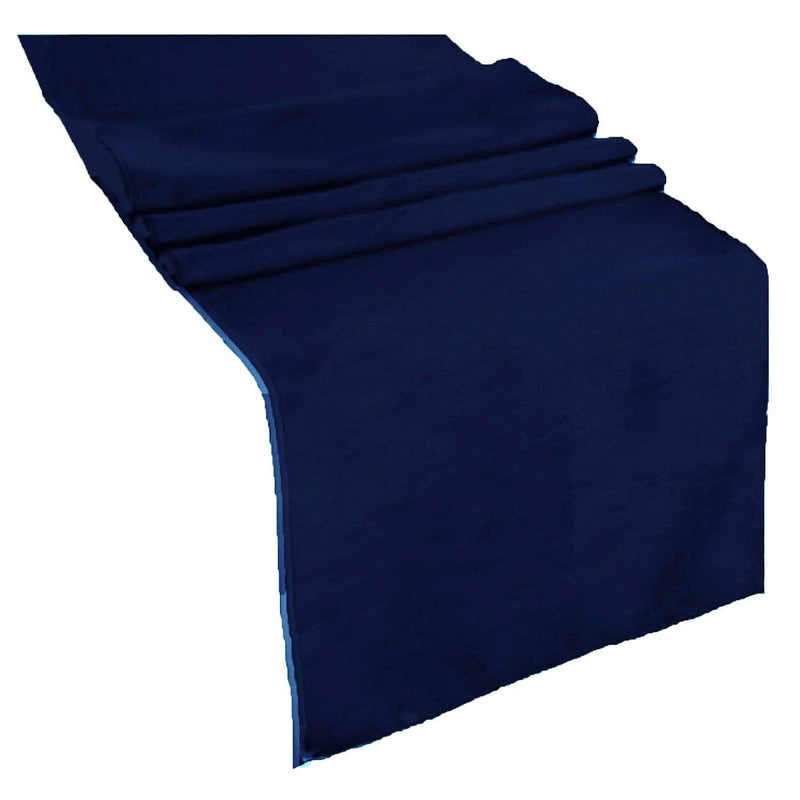 Table Runner ( Navy Blue ) Polyester 12x72 Inches Great Quality Tablecloth for all Occasions