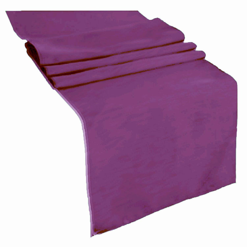 Table Runner ( Plum ) Polyester 12x72 Inches Great Quality Tablecloth for all Occasions