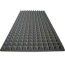 Soundproof Foam Acoustic Panel Absorption 1 Pack Pyramid 96"X 48"X 2" Studio Wall Sound Proofing