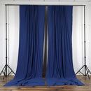5 Feet x 10 Feet Royal Blue Polyester Poplin Backdrop Drape Curtain Photography Event Decor 1 Pair