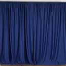 5 Feet x 10 Feet Royal Blue Polyester Poplin Backdrop Drape Curtain Photography Event Decor 1 Pair