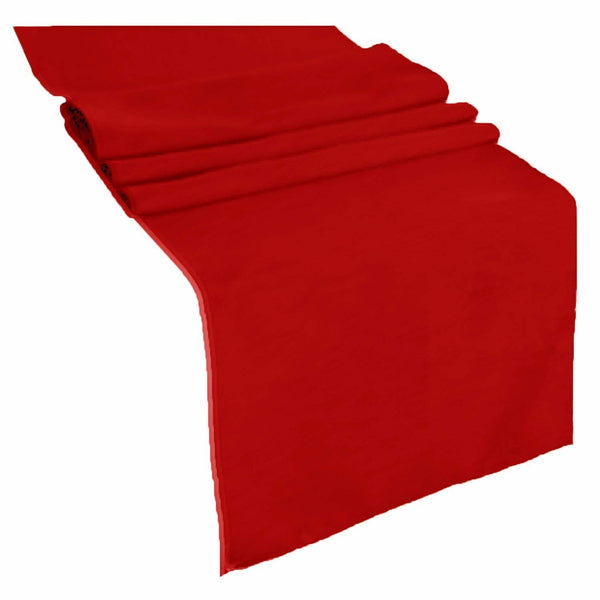Table Runner ( Red ) Polyester 12x72 Inches Great Quality Tablecloth for all Occasions