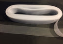 50 yards 2 Inches White Crinoline Horsehair Braid Trim-Wedding-Bridal-Nightgown-Prom-Decorations