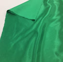 Stretch 60" Charmeuse Satin Fabric - GREEN - Super Soft Silky Satin Sold By The Yard