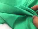 Stretch 60" Charmeuse Satin Fabric - GREEN - Super Soft Silky Satin Sold By The Yard