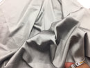 Stretch 60" Charmeuse Satin Fabric - GRAY - Super Soft Silky Satin Sold By The Yard